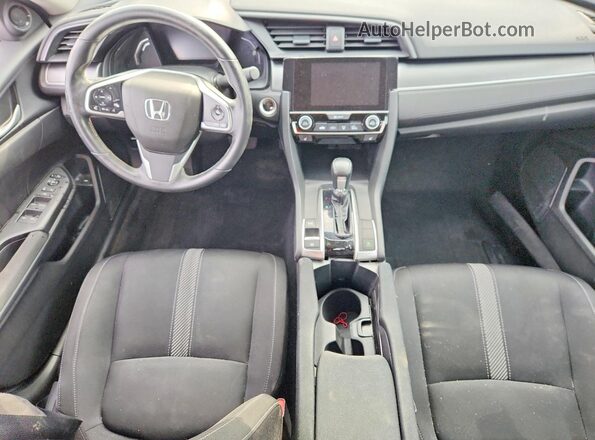 2HGFC2F67JH043242 2018 HONDA CIVIC Silver Vista del salpicadero