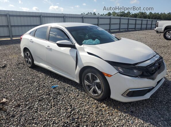 2HGFC2F67KH507518 2019 HONDA CIVIC White Przód prawy