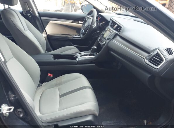 2HGFC2F67KH534329 2019 HONDA CIVIC Gray Widok wnętrza z przodu