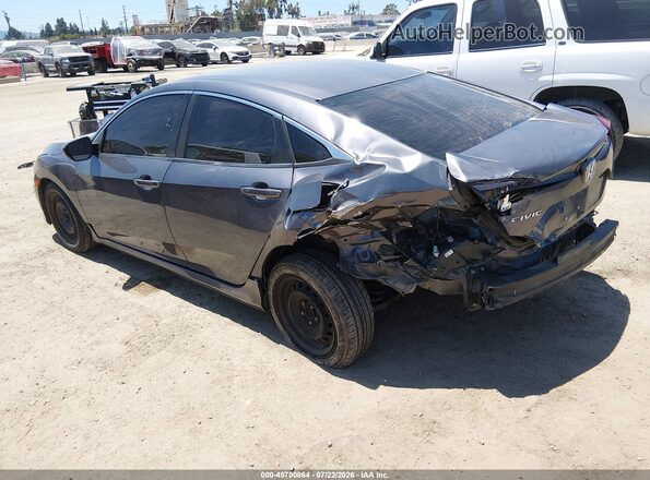 2HGFC2F67KH537800 2019 HONDA CIVIC Gray Rear left
