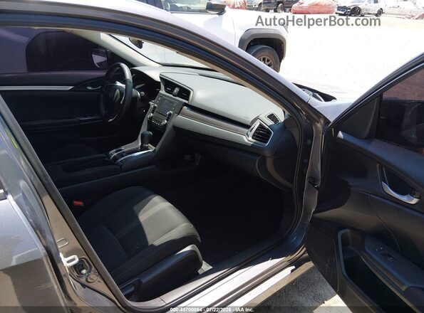 2HGFC2F67KH537800 2019 HONDA CIVIC Gray Front interior view