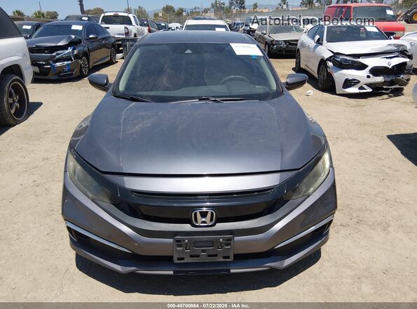 2HGFC2F67KH537800 2019 HONDA CIVIC Gray Instrument cluster view