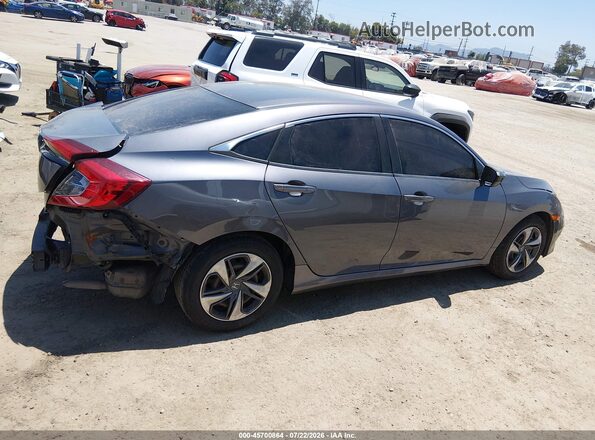 2HGFC2F67KH537800 2019 HONDA CIVIC Gray Rear interior view