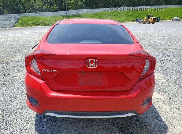 2HGFC2F67KH544729 2019 HONDA CIVIC Red Widok z tyłu