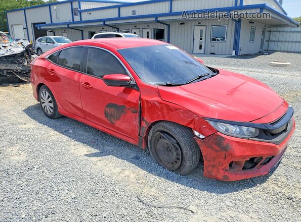 2HGFC2F67KH544729 2019 HONDA CIVIC Red Przód prawy