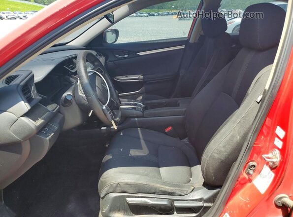 2HGFC2F67KH544729 2019 HONDA CIVIC Red Widok wnętrza z przodu