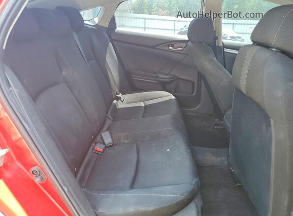 2HGFC2F67KH544729 2019 HONDA CIVIC Red Widok tylnych siedzeń