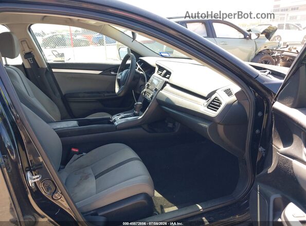 2HGFC2F67KH552300 2019 HONDA CIVIC Black Front interior view