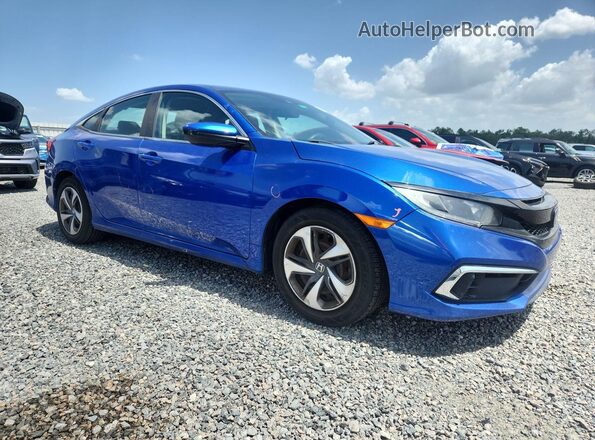 2HGFC2F67KH578590 2019 HONDA CIVIC Blue Front right