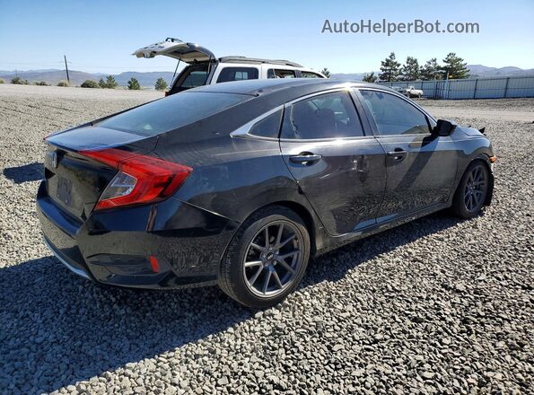 2HGFC2F67KH582946 2019 HONDA CIVIC Black Rear right