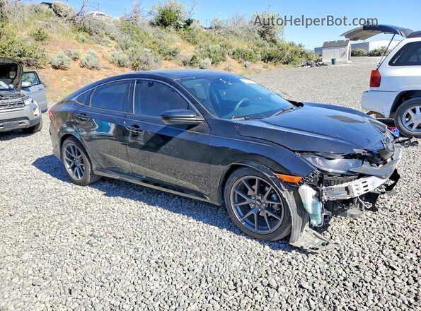 2HGFC2F67KH582946 2019 HONDA CIVIC Black Front right