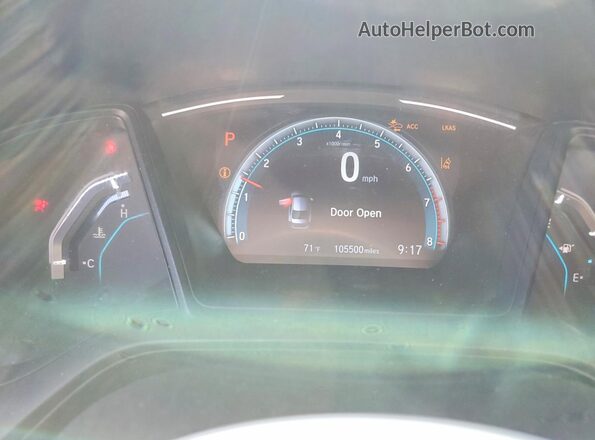 2HGFC2F67KH582946 2019 HONDA CIVIC Black Instrument cluster view