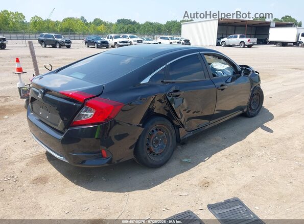 2HGFC2F67KH605464 2019 HONDA CIVIC Black Հետևի աջ