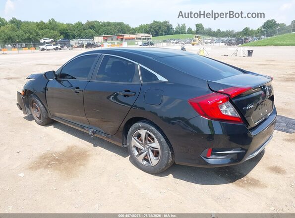 2HGFC2F67KH605464 2019 HONDA CIVIC Black Հետևի ձախ