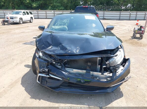 2HGFC2F67KH605464 2019 HONDA CIVIC Black Դիմացի տեսք