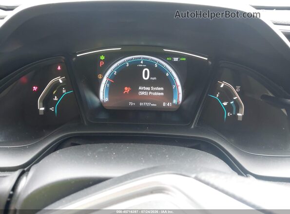 2HGFC2F67LH516821 2020 HONDA CIVIC Серебряный Вид задних сидений