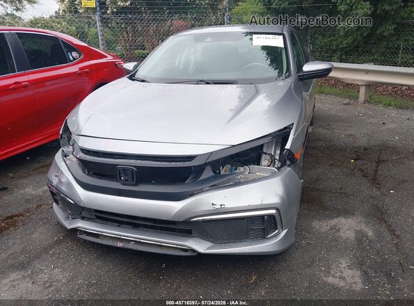 2HGFC2F67LH516821 2020 HONDA CIVIC Серебряный Вид щитка приборов