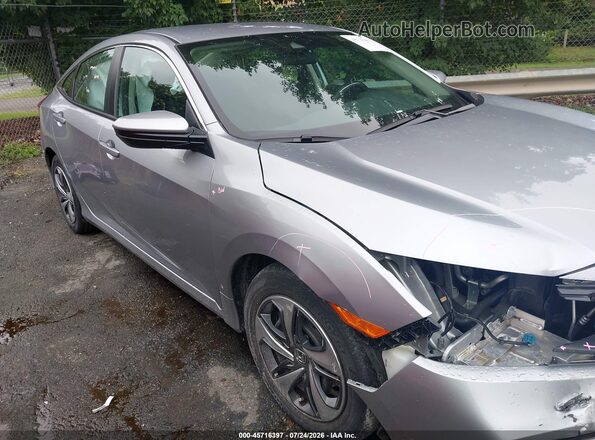 2HGFC2F67LH516821 2020 HONDA CIVIC Серебряный Вид задней части салона
