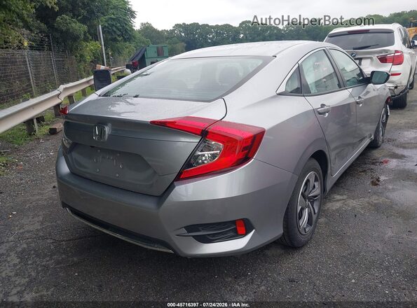 2HGFC2F67LH516821 2020 HONDA CIVIC Серебряный Задняя правая четверть