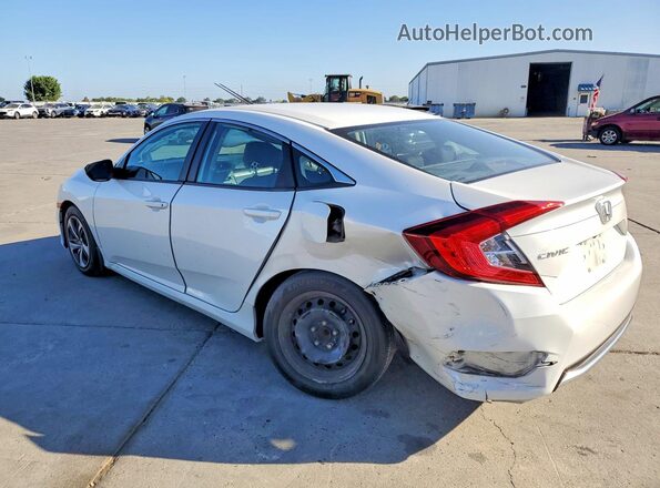 2HGFC2F67LH538348 2020 HONDA CIVIC White Rear left