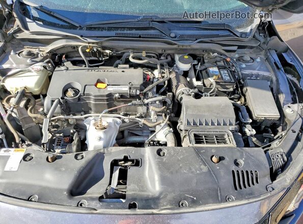 2HGFC2F67LH544070 2020 HONDA CIVIC Угольный Вид задней части салона