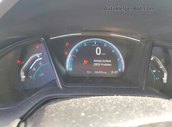 2HGFC2F67LH544070 2020 HONDA CIVIC Угольный Вид щитка приборов
