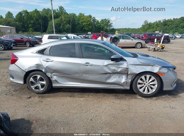 2HGFC2F67LH563041 2020 HONDA CIVIC Gray Rear interior view