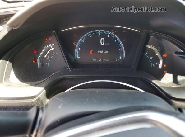 2HGFC2F67LH584214 2020 HONDA CIVIC White Вид щитка приладів