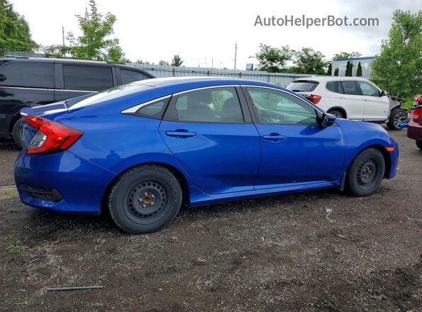 2HGFC2F68JH026823 2018 HONDA CIVIC Синий Задняя правая четверть