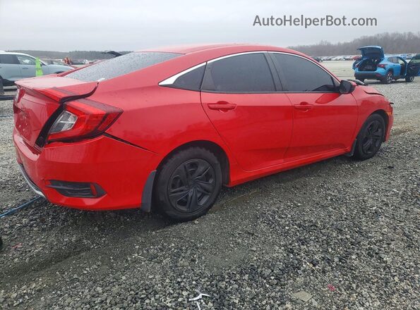 2HGFC2F68KH501114 2019 HONDA CIVIC Red Trasero derecho