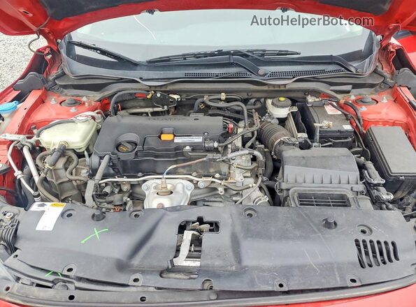 2HGFC2F68KH501114 2019 HONDA CIVIC Red Vista interior trasera