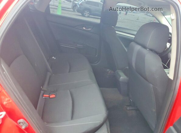 2HGFC2F68KH501114 2019 HONDA CIVIC Red Vista de los asientos traseros