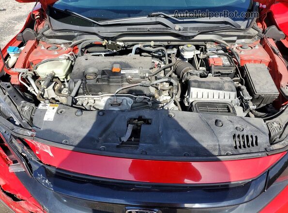 2HGFC2F68KH512081 2019 HONDA CIVIC Red Rear interior view