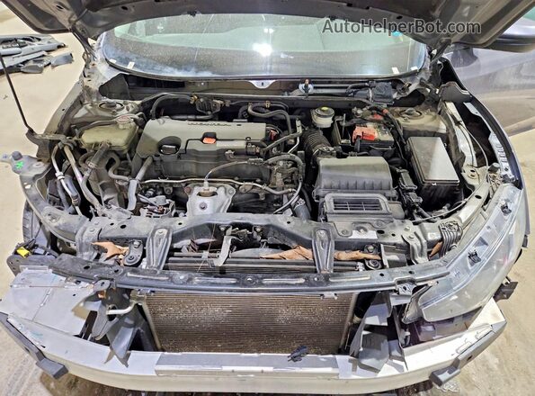 2HGFC2F68KH535828 2019 HONDA CIVIC Gray Rear interior view