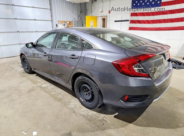 2HGFC2F68KH535828 2019 HONDA CIVIC Gray Rear left