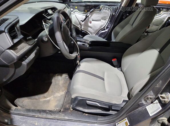 2HGFC2F68KH535828 2019 HONDA CIVIC Gray Front interior view