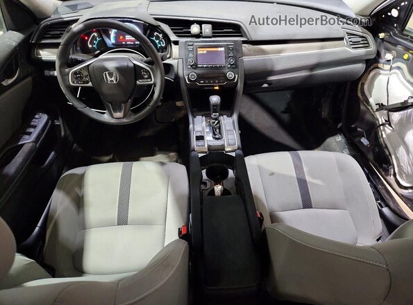 2HGFC2F68KH535828 2019 HONDA CIVIC Gray Dashboard view