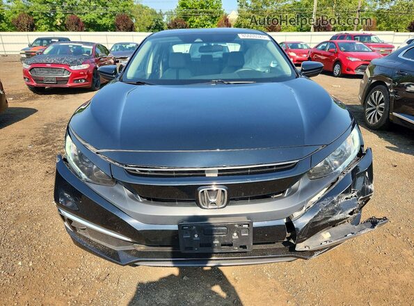 2HGFC2F68KH538664 2019 HONDA CIVIC Черный Вид спереди