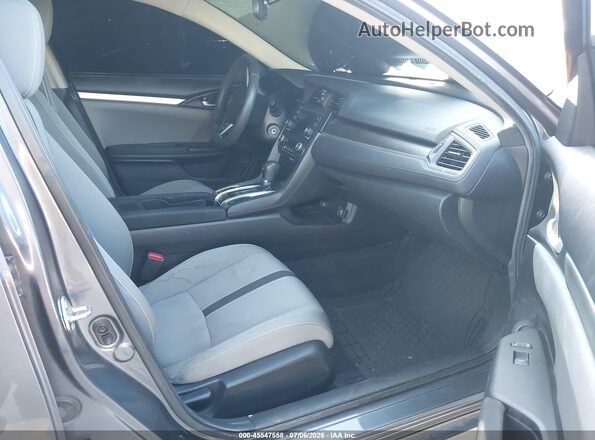 2HGFC2F68KH540740 2019 HONDA CIVIC Gray Widok wnętrza z przodu