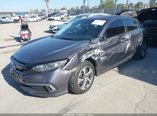 2HGFC2F68KH540740 2019 HONDA CIVIC Gray Przód lewy
