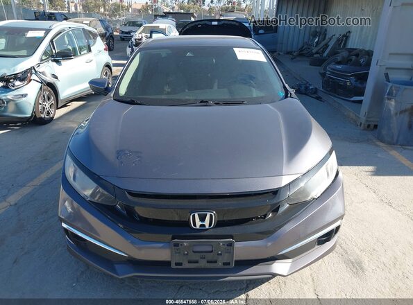 2HGFC2F68KH540740 2019 HONDA CIVIC Gray Widok wnętrza z tyłu