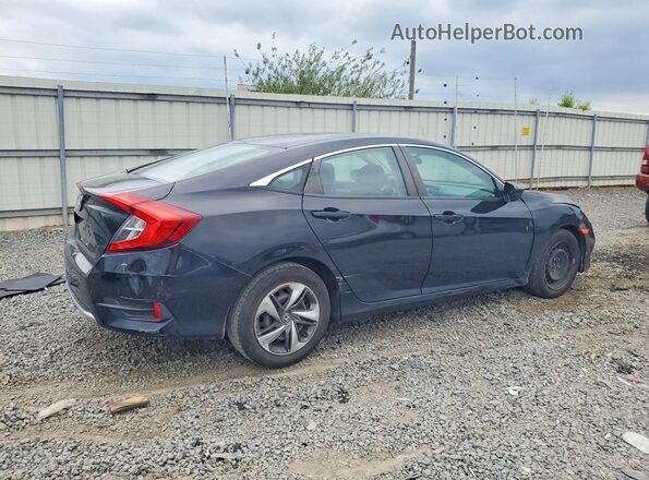 2HGFC2F68KH590425 2019 HONDA CIVIC Black Հետևի աջ