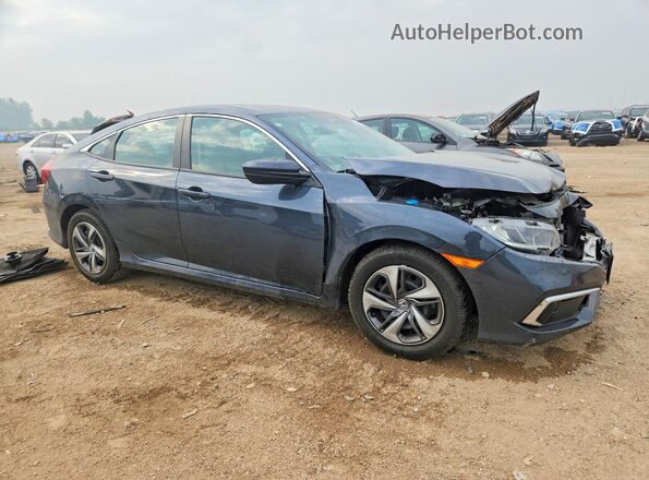 2HGFC2F68KH600810 2019 HONDA CIVIC Blue Przód prawy