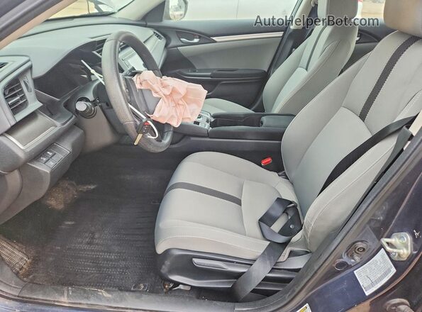 2HGFC2F68KH600810 2019 HONDA CIVIC Blue Widok wnętrza z przodu
