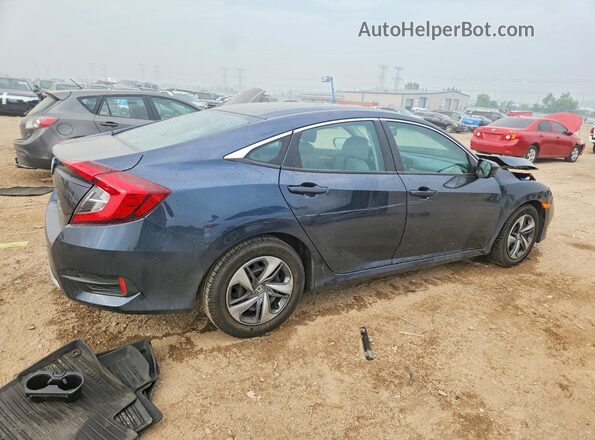 2HGFC2F68KH600810 2019 HONDA CIVIC Blue Tył prawy