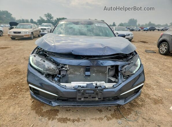 2HGFC2F68KH600810 2019 HONDA CIVIC Blue Widok z przodu