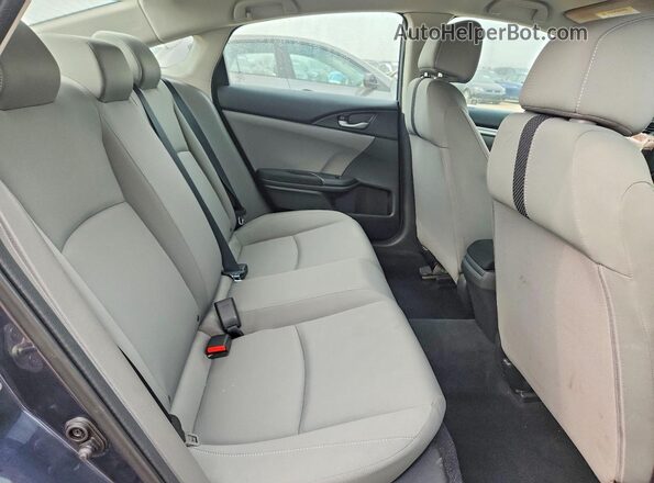 2HGFC2F68KH600810 2019 HONDA CIVIC Blue Widok tylnych siedzeń