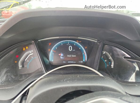 2HGFC2F68KH600810 2019 HONDA CIVIC Blue Widok zestawu wskaźników