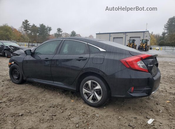 2HGFC2F68LH530713 2020 HONDA CIVIC Черный Задняя левая четверть