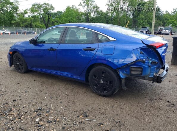 2HGFC2F68LH556258 2020 HONDA CIVIC Blue Tył lewy